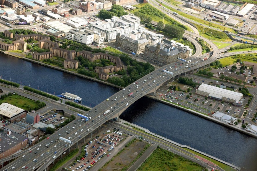 M8 Kingston Bridge Parapet and Cope Replacement Works Traffic